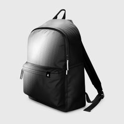 Рюкзак 3D Точечный градиент чёрно-белый