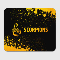 Прямоугольный коврик для мышки Scorpions - gold gradient по-горизонтали