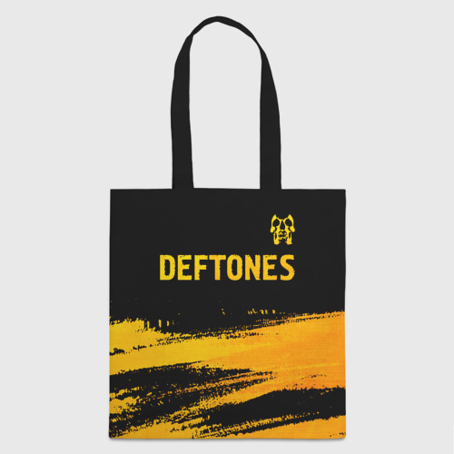 Шоппер 3D Deftones - gold gradient посередине