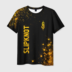 Slipknot - gold gradient вертикально – Футболка с принтом купить со скидкой в -26%