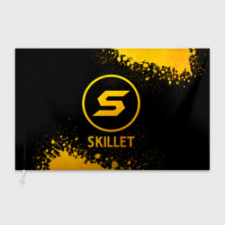 Флаг 3D Skillet - gold gradient