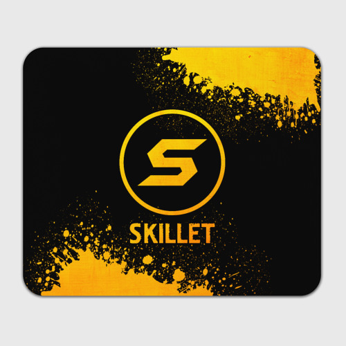 Прямоугольный коврик для мышки Skillet - gold gradient