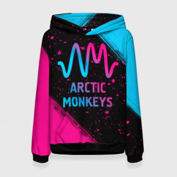 Женская толстовка 3D Arctic Monkeys - neon gradient