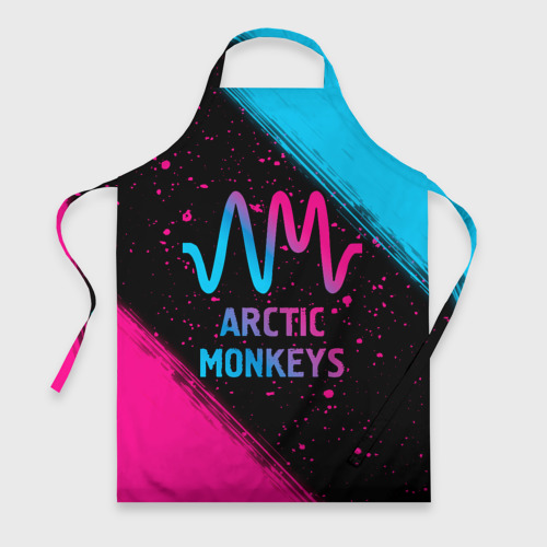 Фартук 3D Arctic Monkeys - neon gradient