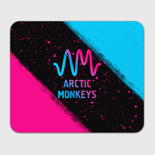 Прямоугольный коврик для мышки Arctic Monkeys - neon gradient