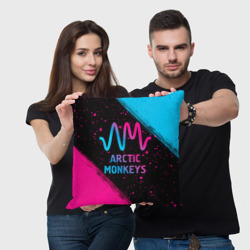 Подушка 3D Arctic Monkeys - neon gradient - фото 2