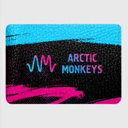 Картхолдер с принтом Arctic Monkeys - neon gradient по-горизонтали - фото 2