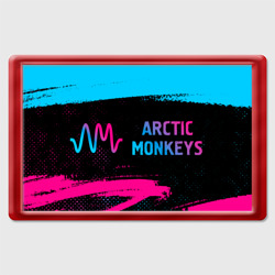 Arctic Monkeys - neon gradient по-горизонтали – Магнит 45*70 с принтом купить