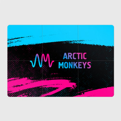 Магнитный плакат 3Х2 Arctic Monkeys - neon gradient по-горизонтали