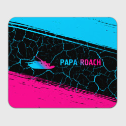 Прямоугольный коврик для мышки Papa Roach - neon gradient по-горизонтали