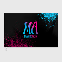 Флаг 3D Maneskin - neon gradient