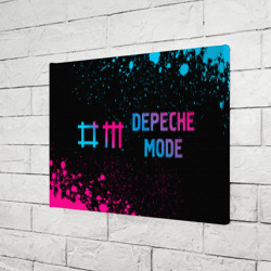 Холст прямоугольный Depeche Mode - neon gradient по-горизонтали - фото 2