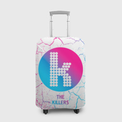 Чехол для чемодана 3D The Killers neon gradient style