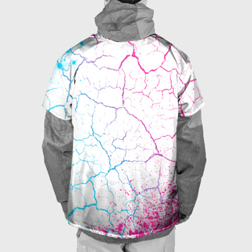 Накидка на куртку 3D The Killers neon gradient style, цвет 3D печать - фото 2