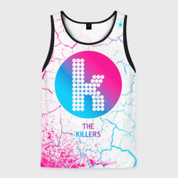 Мужская майка 3D The Killers neon gradient style