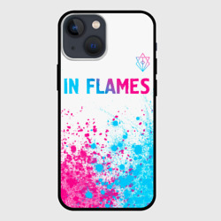 Чехол для iPhone 13 mini In Flames neon gradient style посередине