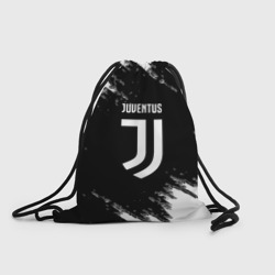 Рюкзак-мешок 3D Juventus спорт краски черно белый