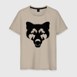 Зубастый пёс – Мужская футболка хлопок с принтом купить со скидкой в -20%