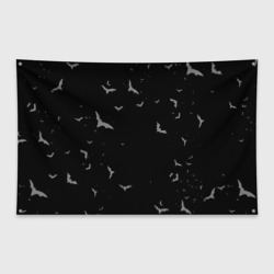 Флаг-баннер Летучие мыши на черном небе
