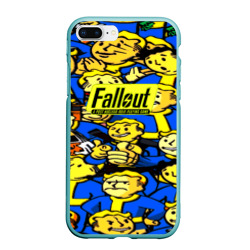 Чехол для iPhone 7Plus/8 Plus матовый Fallout logo game