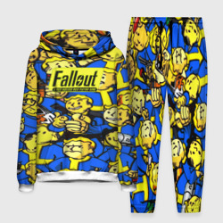 Мужской костюм с толстовкой 3D Fallout logo game