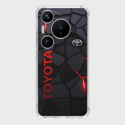 Чехол для Huawei Pura 70 Pro Toyota - плиты с эффектом свечения