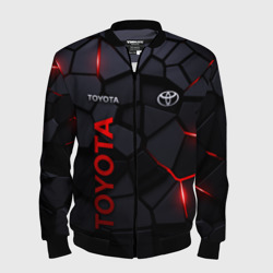 Мужской бомбер 3D Toyota - плиты с эффектом свечения