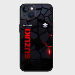 Чехол для iPhone 14 Suzuki - плиты с эффектом свечения