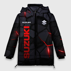 Женская зимняя куртка Oversize Suzuki - плиты с эффектом свечения