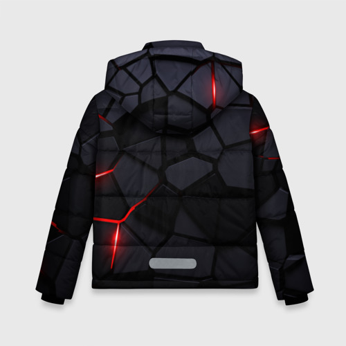 Зимняя куртка для мальчиков 3D Suzuki - плиты с эффектом свечения, цвет черный - фото 2