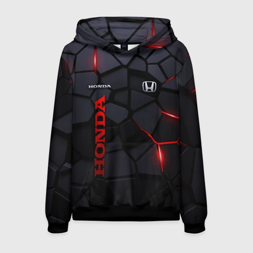 Мужская толстовка 3D Honda - плиты с эффектом свечения