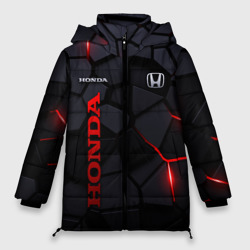 Женская зимняя куртка Oversize Honda - плиты с эффектом свечения