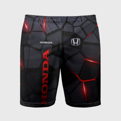 Мужские шорты спортивные Honda - плиты с эффектом свечения