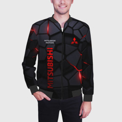 Мужской бомбер 3D Mitsubishi - плиты с эффектом свечения - фото 2
