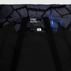 Куртка с принтом BMW - плиты с эффектом свечения для любого человека, вид спереди №5. Цвет основы: черный