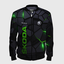Мужской бомбер 3D Skoda - плиты с эффектом свечения