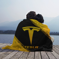 Плед 3D Tesla - gold gradient - фото 2