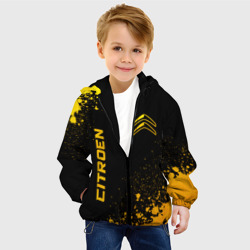 Детская куртка 3D Citroen - gold gradient вертикально - фото 2