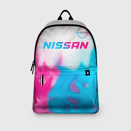 Рюкзак 3D Nissan neon gradient style посередине - фото 4