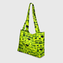 Пляжная сумка 3D Lil peep кислотный стиль - фото 2