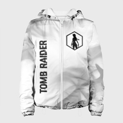 Женская куртка 3D Tomb Raider glitch на светлом фоне вертикально