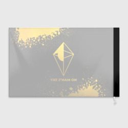 Флаг 3D No Man's Sky - gold gradient - фото 2