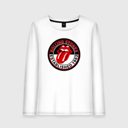 Женский лонгслив хлопок Rolling Stones established 1962