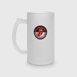 Кружка пивная матовое стекло Rolling Stones established 1962