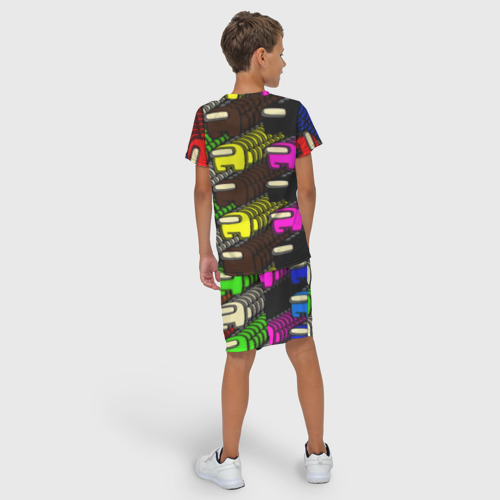 Детский костюм с шортами 3D Among us games, цвет 3D печать - фото 4