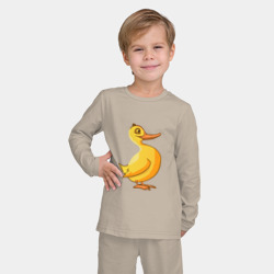 Детская пижама с лонгсливом хлопок Красивая утка - фото 2