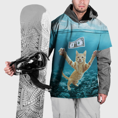 Накидка на куртку 3D Nirvana  Cat , цвет 3D печать