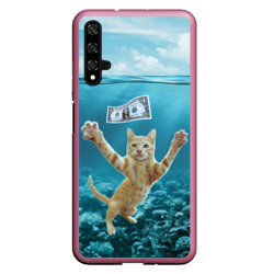 Чехол для Honor 20 Nirvana  Cat 