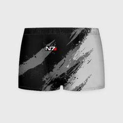 Мужские трусы 3D N7 - mass effect  monochrome