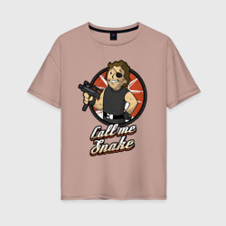 Женская футболка хлопок Oversize Vault snake 